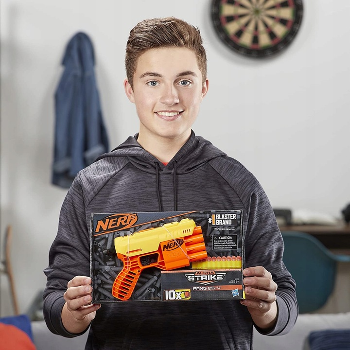 NERF ALPHA STRIKE FANG QS-4 E6973 + OPASKA + CELE