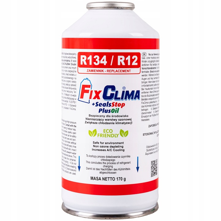 ZESTAW DO NAPEŁNIANIA KLIMATYZACJI AUT GAZ CZYNNIK CHŁODNICZY R134A + 3W1