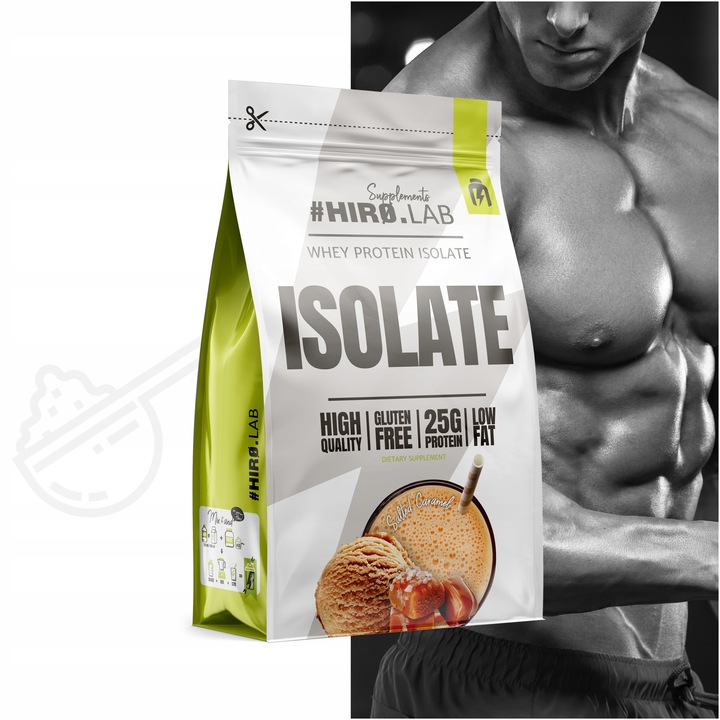 Izolat Białka BIAŁKO 700 g wpi Whey Protein Isolate Słony Karmel HIRO