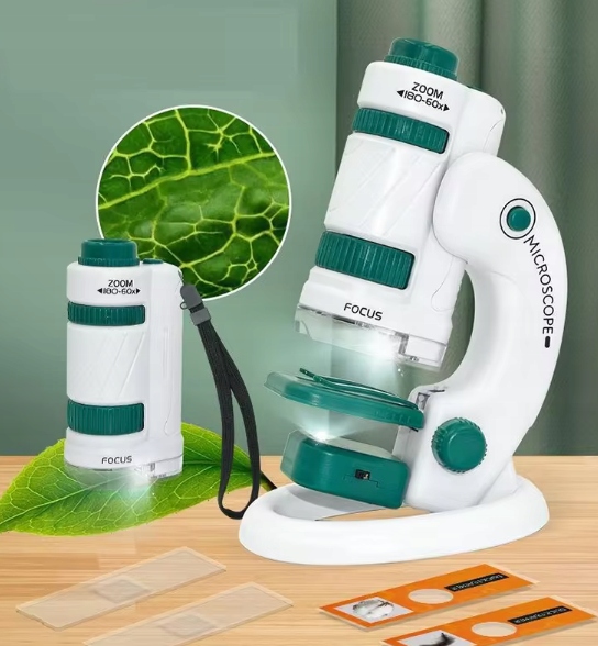 Mikroskop 60-180 DIGITAL Pro LED Zestaw Cyfrowy Edu Prezent dziecka Szkoła