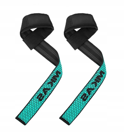 Paski treningowe uchwyty do Martwego Ciągu MKAS 2x sztuki różowe