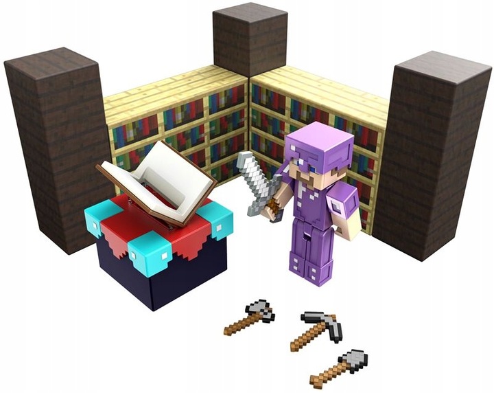 MINECRAFT MAGICZNY POKÓJ + FIGURKA STEVE GYB62