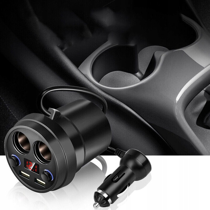 ADAPTER ŁADOWARKI SAMOCHODOWEJ, ROZDZIELACZ ZAPALNICZKI SAMOCHODOWEJ