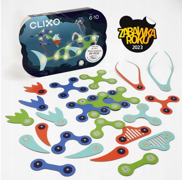 CLIXO CL-8099 OCEAN -Podwodny świat Kreatywne klocki magnetyczne Nowość USA