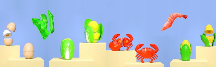 ZESTAW KUCHNIA SKLEP DLA DZIECI DO KROJENIA OWOCE WARZYWA NA RZEP KOSZYK