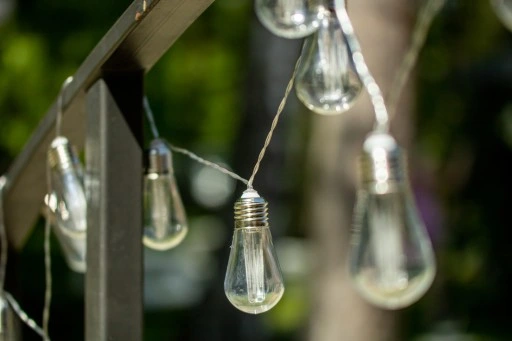 Girlanda SOLARNA OGRODOWA 20x LED ŻARÓWKI XXL