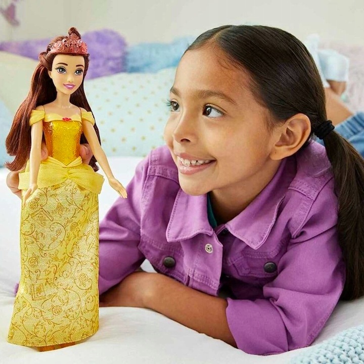 DISNEY PRINCESS BELLA LALKA PODSTAWOWA PIĘKNA I BESTIA KSIĘŻNICZKA 28 CM