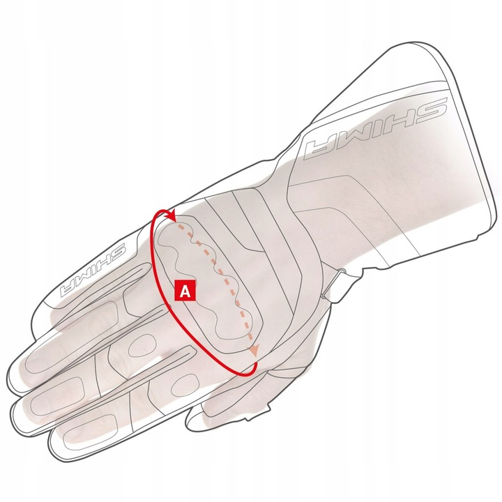 Rękawice motocyklowe SHIMA RUSH RED letnie GRATISY