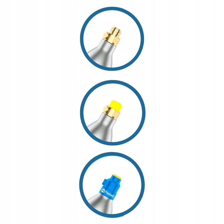 3X NAPEŁNIANIE WYMIANA BUTLI SODASTREAM Z GWINTEM TWIST CO2 PACZKOMAT