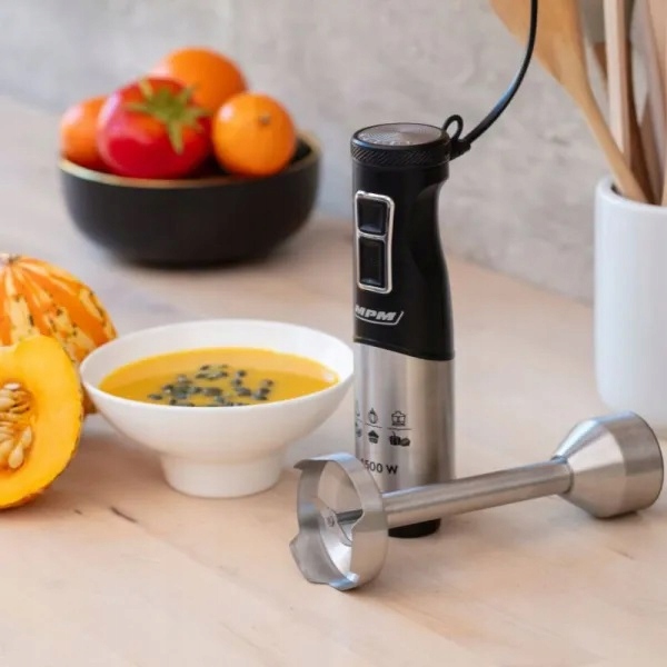Blender ręczny MPM MBL-34 1500W Zestaw Regulacja prędkości