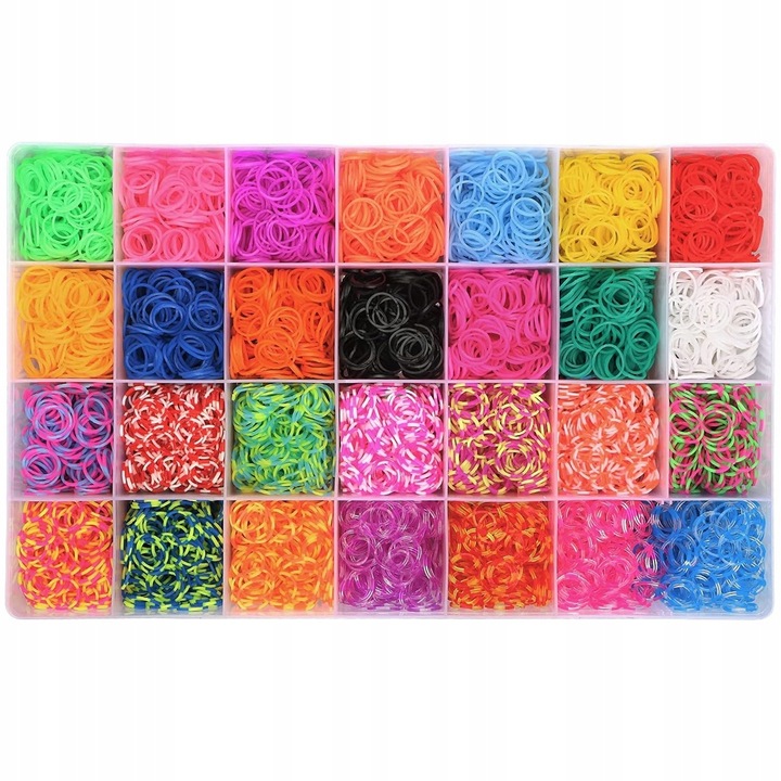 GUMKI DO ROBIENIA BRANSOLETEK ZESTAW 15000 MOCNE TRWAŁE ŻYWOTNE XXL PL MEGA