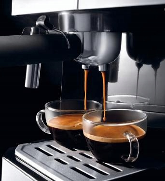 Ekspres do kawy kolbowy ciśnieniowo przelewowy Delonghi BCO411.B (P)