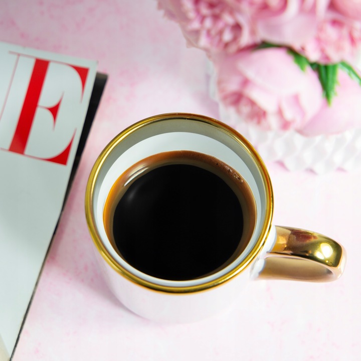 BIAŁY KUBEK Elegant 350ml Dla Walentynki DOBRZE ŻE JESTEŚ Mix Ciekawych Wz