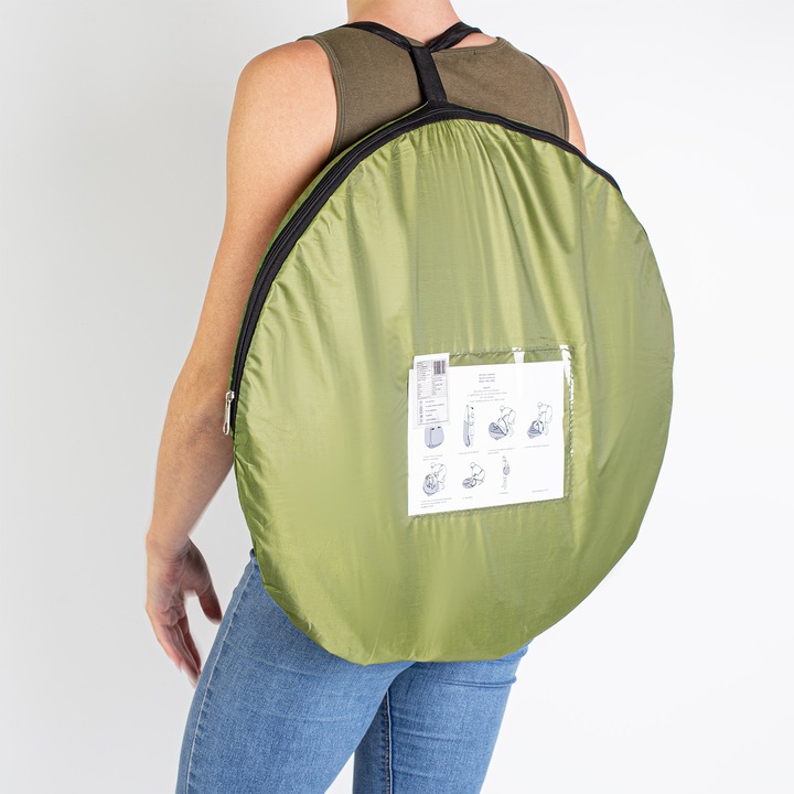 NAMIOT PRZEBIERALNIA PRYSZNIC WC TOALETA PRZENOŚNA PLAŻOWY KEMPINGOWY DUŻY