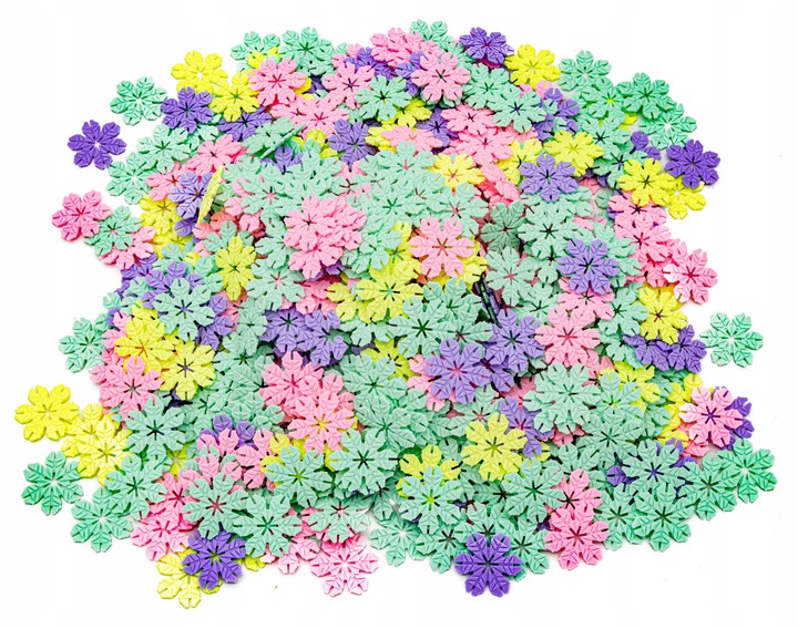 Klocki Konstrukcyjne Rzepy Płatki Śniegu 2500 elem