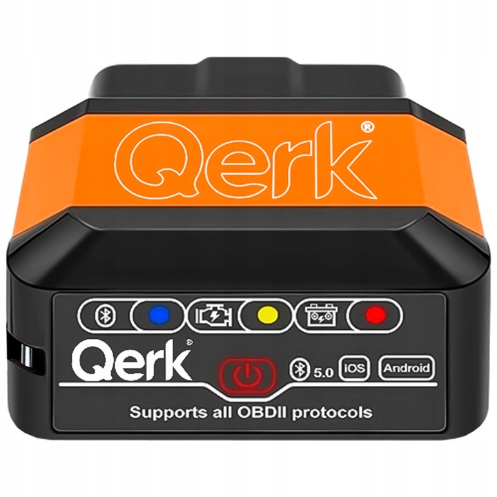 INTERFEJS DIAGNOSTYCZNY Qerk KW905 OBD2 ELM327 BLUETOOTH 5.0 TESTER POLSKI