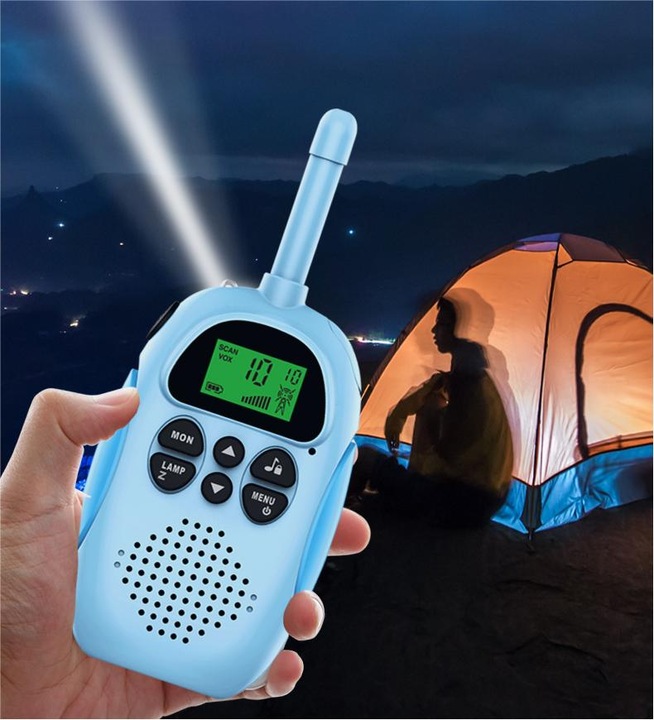 Walkie Talkie dla Dzieci Krótkofalówki Zestaw 2 szt. Zasięg Duży Łoki Toki