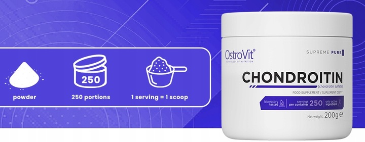 STAWY REGENERACJA CZYSTY SIARCZAN CHONDROITYNY 800MG OSTROVIT 250 PORCJI