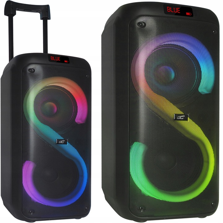 DUŻY GŁOŚNIK BEZPRZEWODOWY BLUETOOTH PARTYBOX USB KOLUMNA XXL KARAOKE