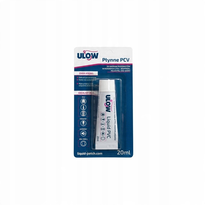 ULOW PŁYNNA ŁATKA KLEJ DO PONTONU WODERÓW PARASOLA + SIATKA; KOLOR BIAŁY