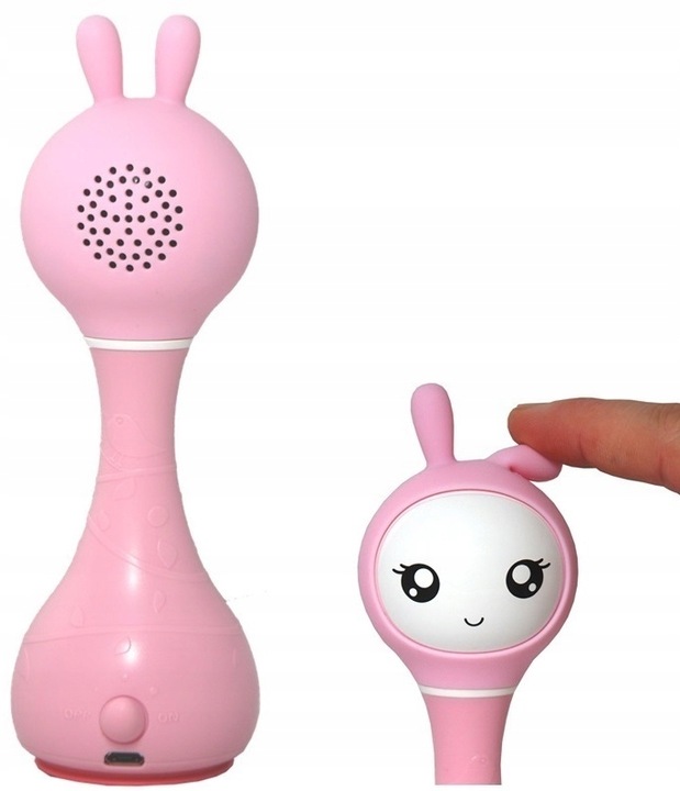 ALILO SMARTY BUNNY KRÓLICZEK INTERAKTYWNY GRZECHOTKA Z MUZYKĄ