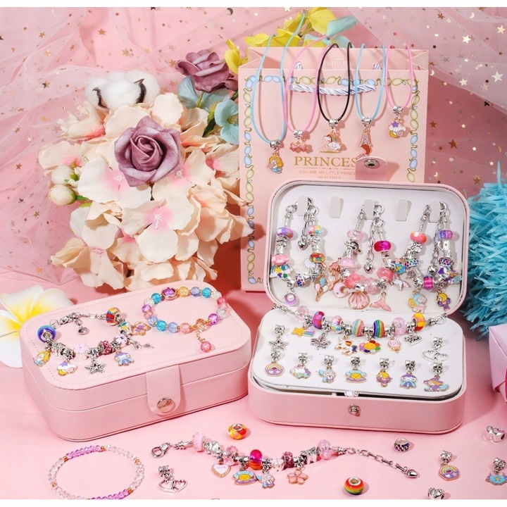 150EL IDEALNY PREZENT ZESTAW DO ROBIENIA BRANSOLETEK I NASZYJNIKÓW