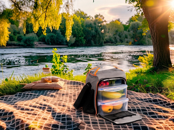 Torba termiczna lodówka Z POJEMNIKAMI LUNCHBOX termoizolacyjna TL09+Wkłady