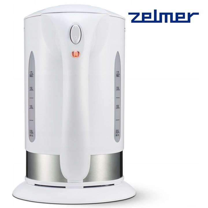 Czajnik elektryczny Zelmer ZCK7630W 2200 W 1,7 l biały