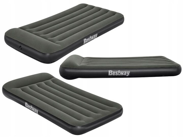 Materac Dmuchany Welurowy Jednoosobowy Łóżko 188x99x30 Bestway MODEL 2025