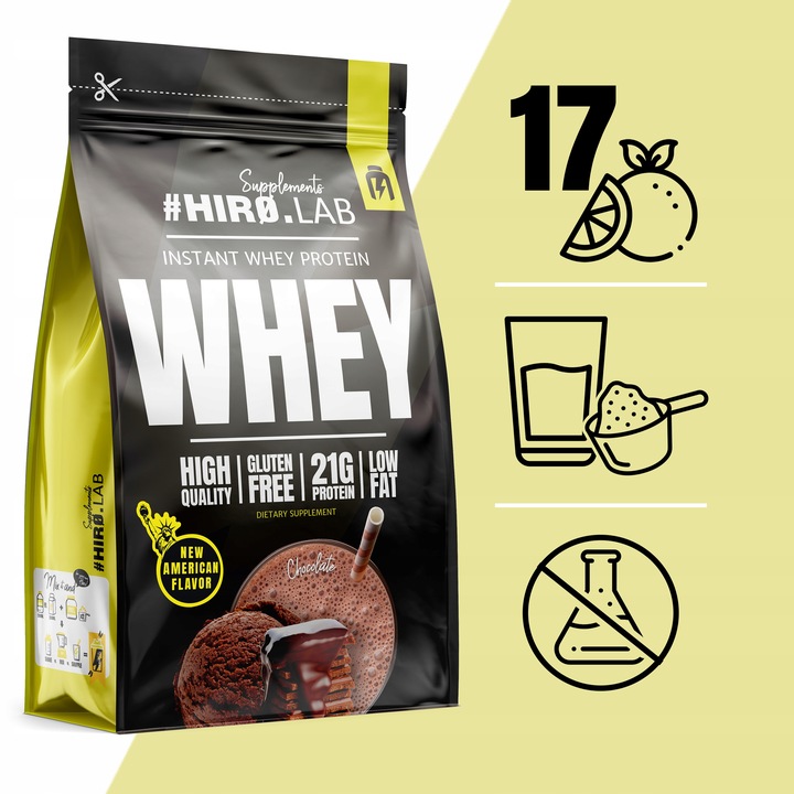 Białko koncentrat serwatkowe WPC 750 g Instant Whey Protein czekolada hiro