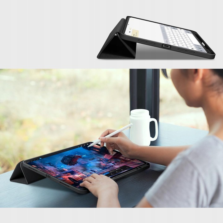 Etui zamykane Spigen do iPad Pro 11 5gen M4, smukły pokrowiec case z klapką