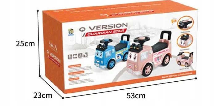 CHODZIK JEŹDZIK AUTKO SAMOCHODZIK DLA DZIECI + ABS