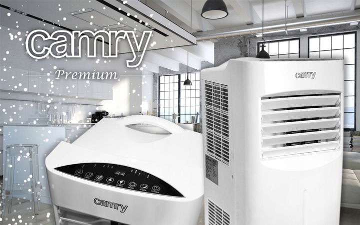 MOCNA KLIMATYZACJA CAMRY PRZENOŚNA KLIMATYZATOR KLIMA WYDAJNA Camry 2050W