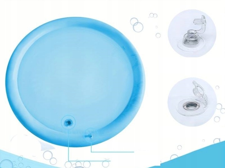 Dmuchana Mata Wodna Sensoryczna Dla Niemowląt Okragla Mata XXL Duza 105cm