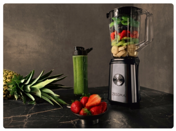 Blender kielichowy Zeegma 4w1 Bidon Młynek Mikser