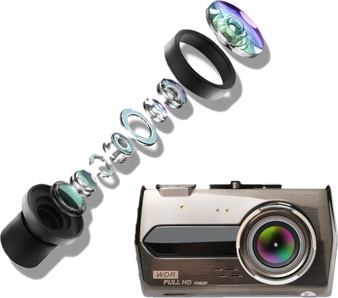 WIDEOREJESTRATOR SAMOCHODOWY KAMERA SAMOCHODOWA KAMERA COFANIA Polskie Menu