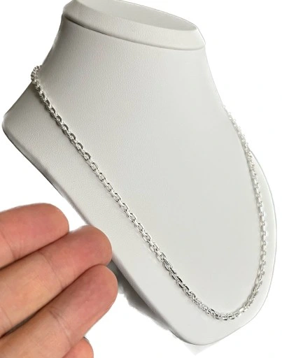 GRUBY Łańcuszek srebrny próby 925 (na PREZENT) SREBRO