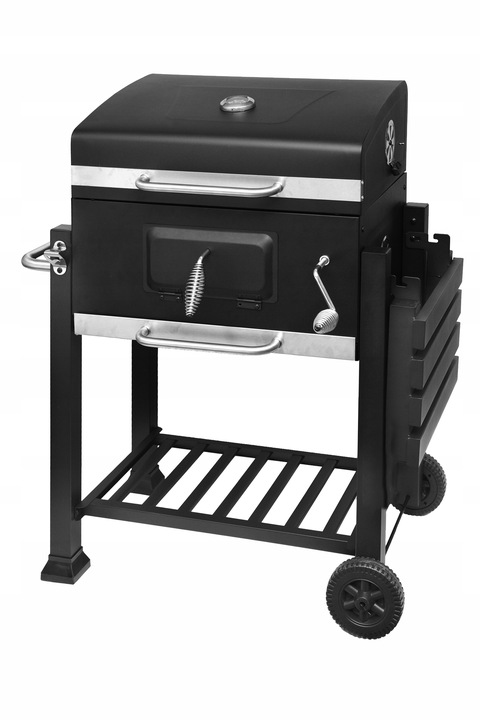 GRILL WĘGLOWY BBQ - ŻELIWNY RUSZT 57 x 43 cm