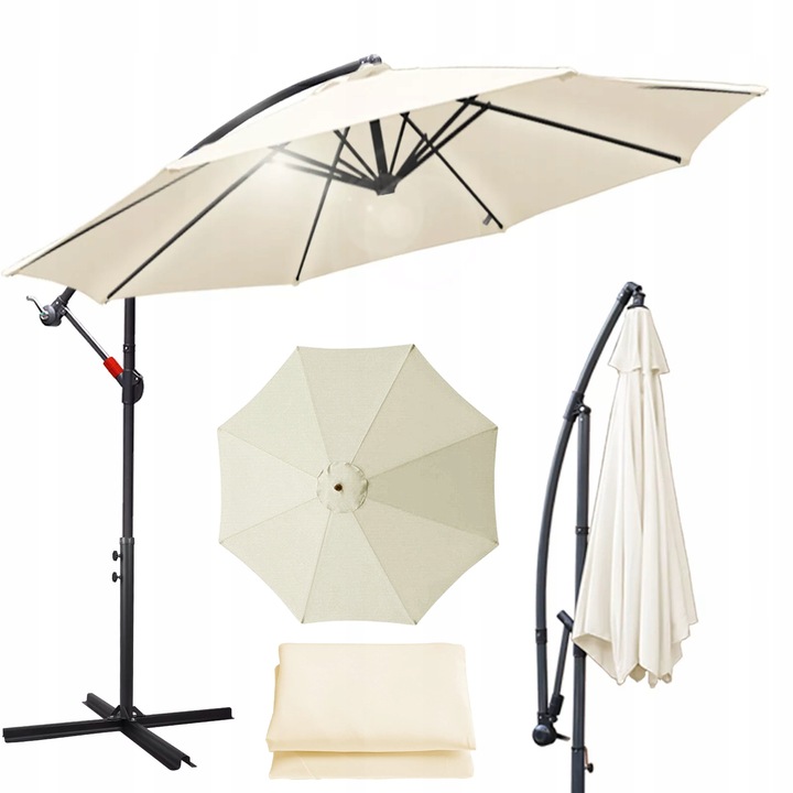 Poszycie wymienne materiał parasola ogrodowego 8 ramion 300cm