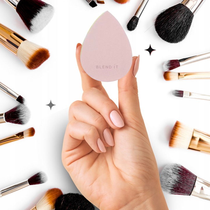 BLEND IT Zestaw gąbek do makijażu Violet Summer gąbka do makijażu