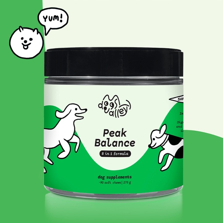 Suplementy dla psa - jelita stawy sierść skóra probiotyk - Witaminy 90szt