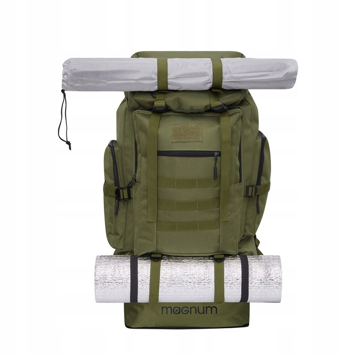 Plecak Wojskowy Taktyczny Turystyczny Sportowy Pojemny Zielony Duży 100 L