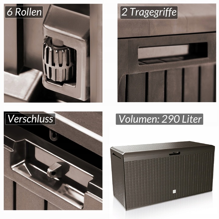 SKRZYNIA POJEMNIK BALKONOWA OGRODOWA