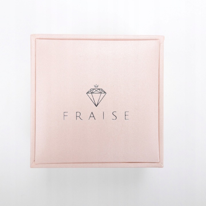 Fraise kolczyki kółeczka srebro S925 czarne