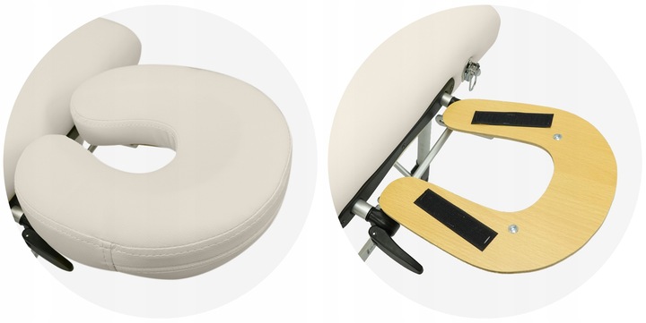 Stół Łóżko Masażu Składany Aluminiowy Przenośny 2-Segmentowy Leżanka