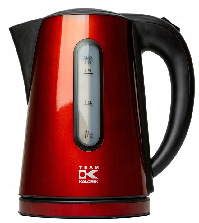 Czajnik elektryczny STYLOWY 2000W 1,7L czerwony SCHOWEK na przewód 360°