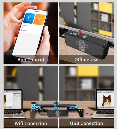 Nowa grawerka laserowa Twotrees TTS-55 Pro 5.5W 30000mm/min ploter tnący