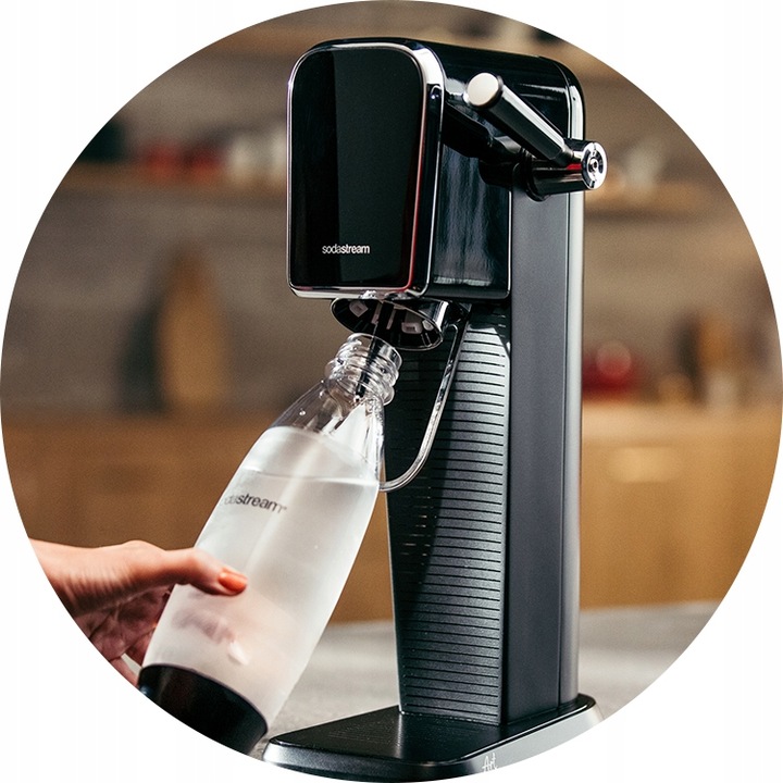 Saturator Soda Stream Art czarny 1 butelka