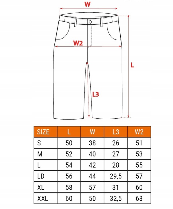 Spodnie robocze krótkie Neo Tools 81-270-L r.L