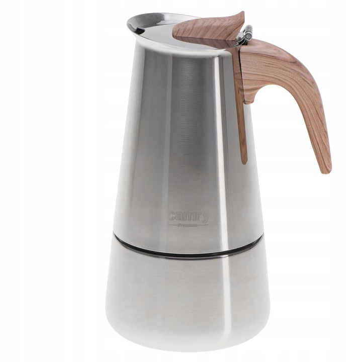 Kawiarka Zaparzacz do kawy 450ml Działa na indukcji, Gaz, Stalowa Camry